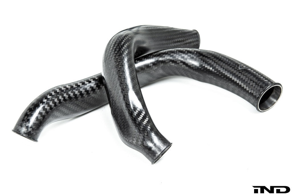 Eventuri BMW F8X M2C M3 M4 S55 Black Carbon Charge Pipe Set - Matte-Performance-Grocery Getter Performance