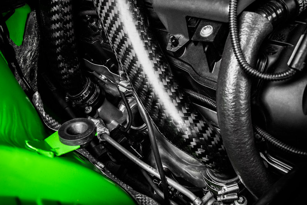 Eventuri BMW F8X M2C M3 M4 S55 Black Carbon Charge Pipe Set - Matte-Performance-Grocery Getter Performance