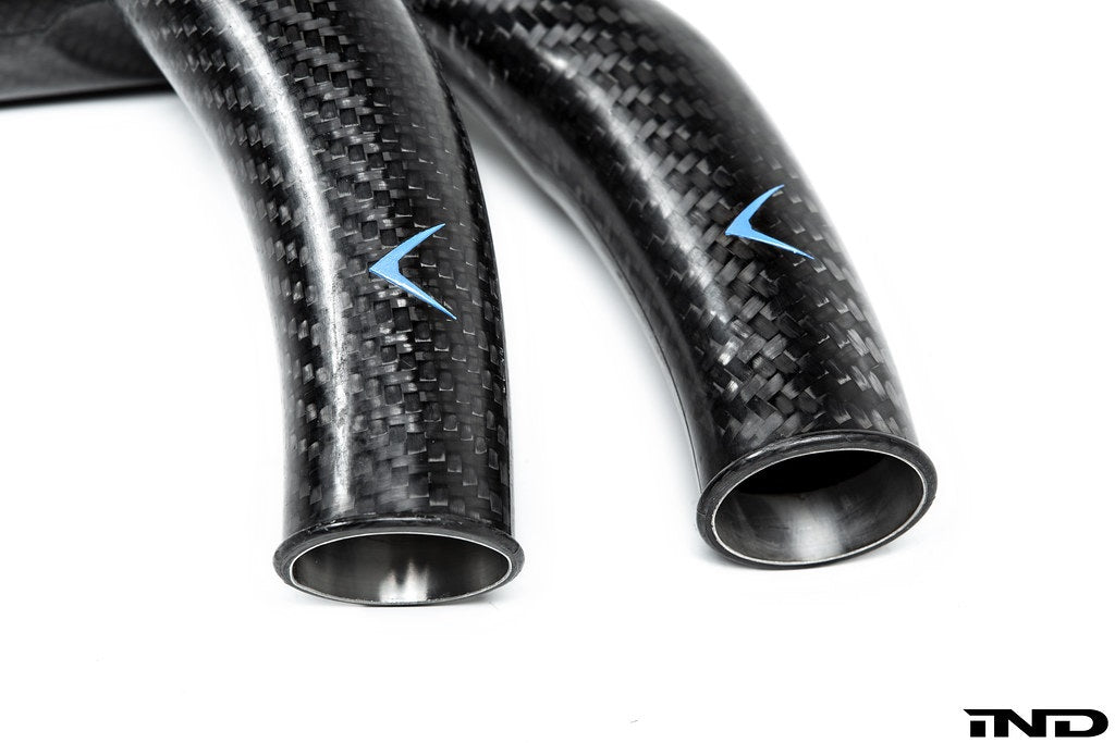 Eventuri BMW F8X M2C M3 M4 S55 Black Carbon Charge Pipe Set - Matte-Performance-Grocery Getter Performance