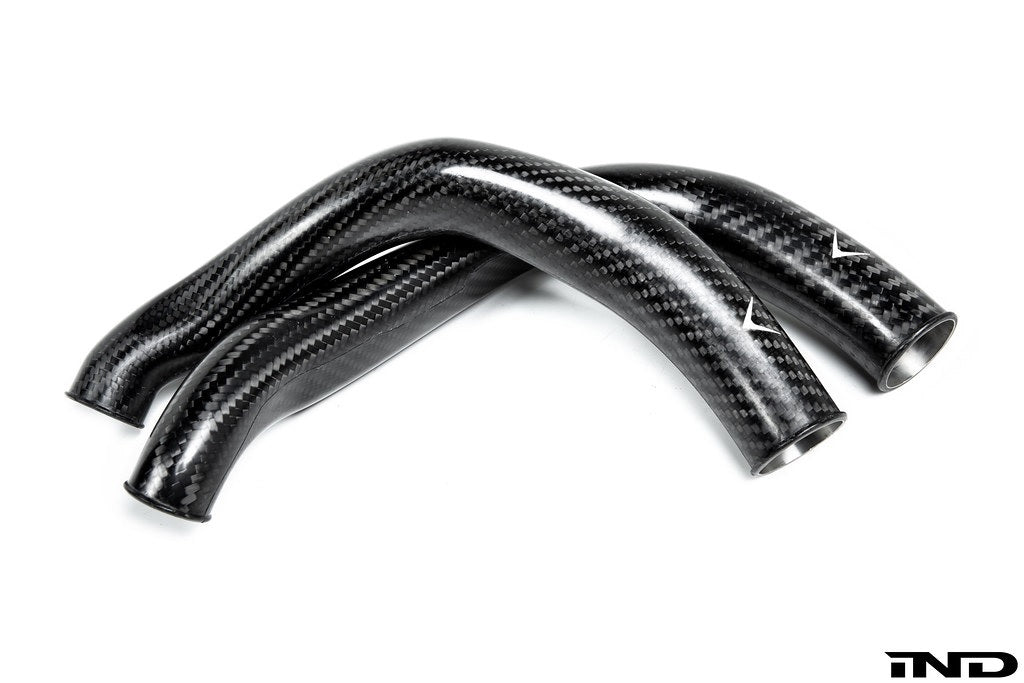 Eventuri BMW F8X M2C M3 M4 S55 Black Carbon Charge Pipe Set - Matte-Performance-Grocery Getter Performance