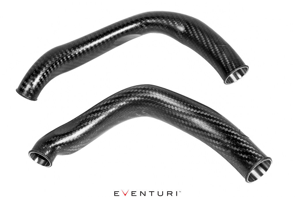 Eventuri BMW F8X M2C M3 M4 S55 Black Carbon Charge Pipe Set - Matte-Performance-Grocery Getter Performance