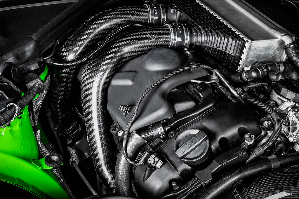 Eventuri BMW F8X M2C M3 M4 S55 Black Carbon Charge Pipe Set - Matte-Performance-Grocery Getter Performance