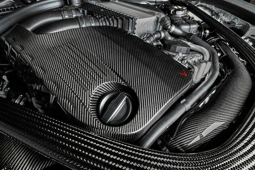 Eventuri BMW F8X M3 / M4 S55 Black Carbon Engine Cover-Exterior-Grocery Getter Performance