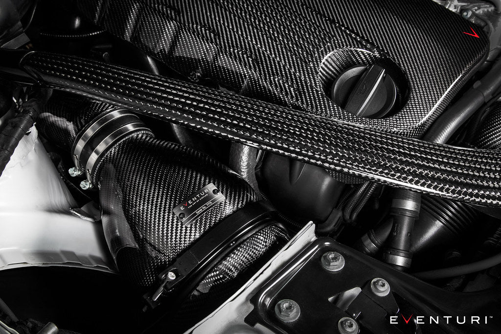 Eventuri BMW F8X M3 / M4 S55 Black Carbon Engine Cover-Exterior-Grocery Getter Performance