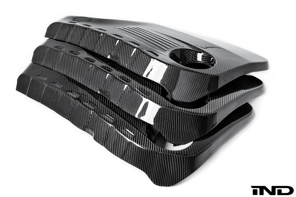 Eventuri BMW F8X M3 / M4 S55 Black Carbon Engine Cover-Exterior-Grocery Getter Performance