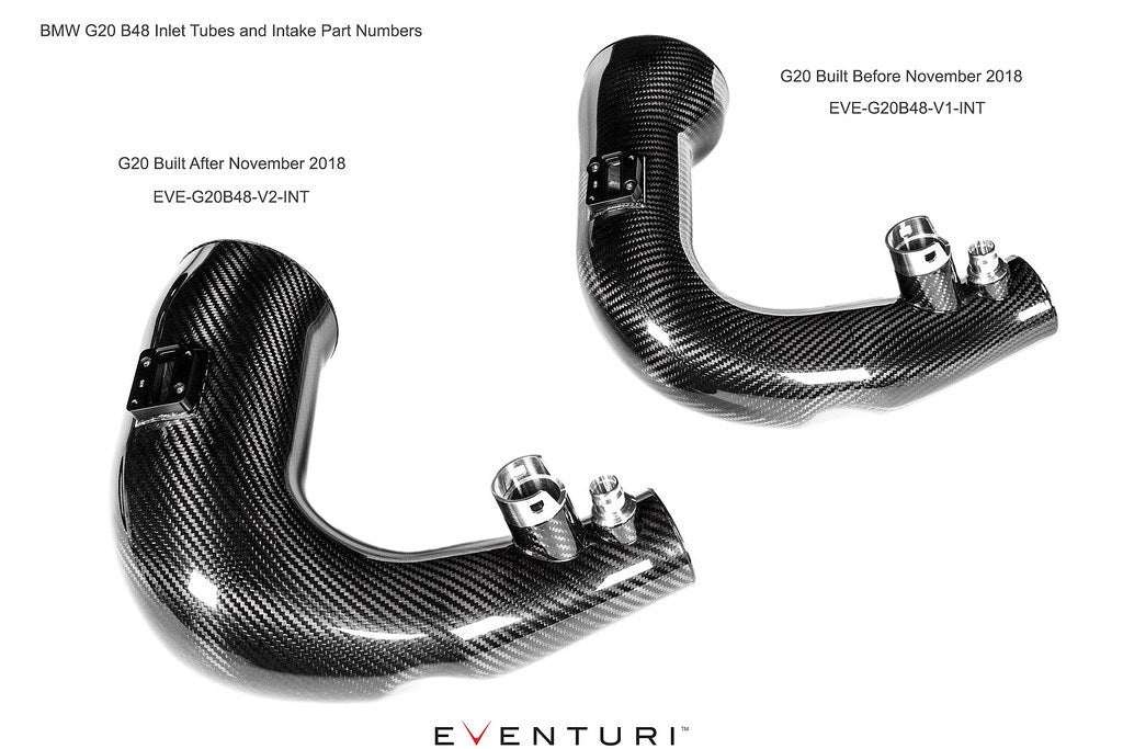 Eventuri BMW G20 3-Series B48 Black Carbon Intake System - PRE November 2018-Performance-Grocery Getter Performance