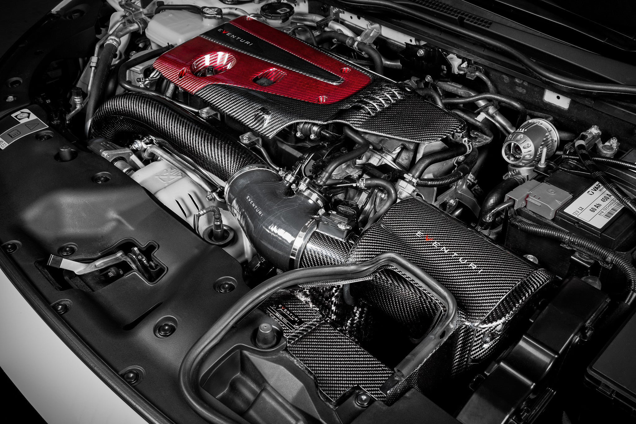 Eventuri FK8 Civic Type-R Black Carbon Intake System - V2-Performance-Grocery Getter Performance