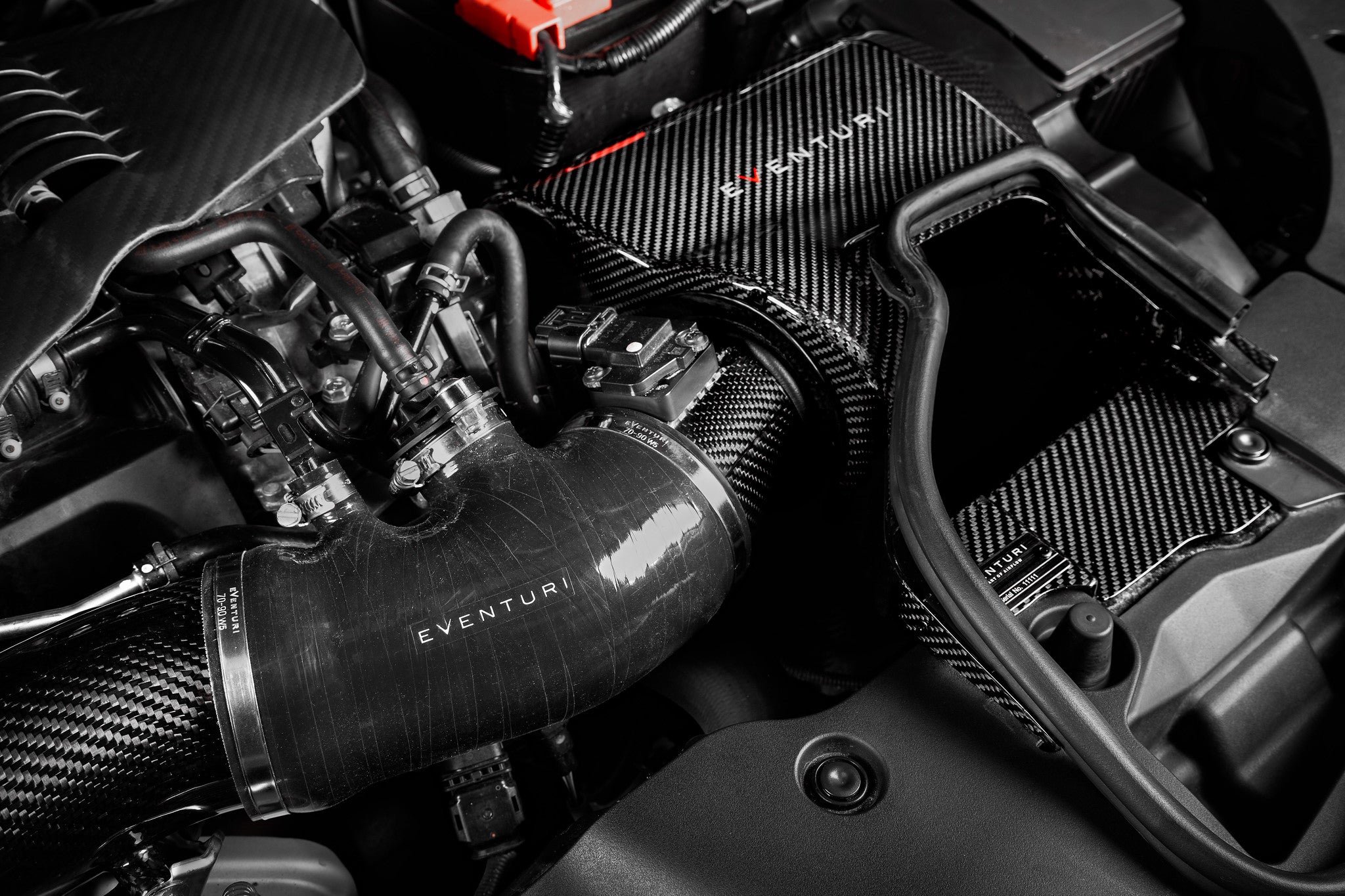 Eventuri FK8 Civic Type-R Black Carbon Intake System - V2-Performance-Grocery Getter Performance