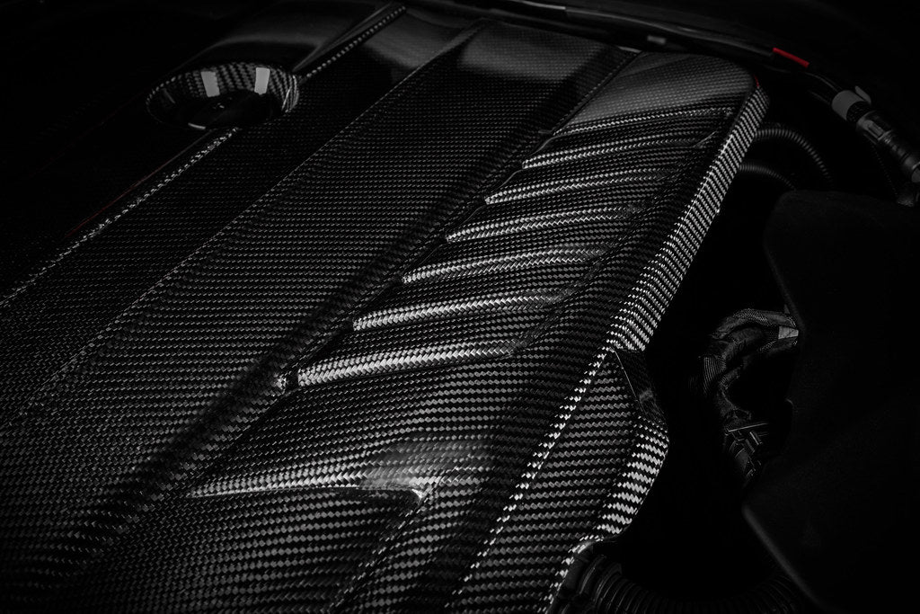 Eventuri G29 Z4 / A90 Supra (B58) Black Carbon Engine Cover-Exterior-Grocery Getter Performance