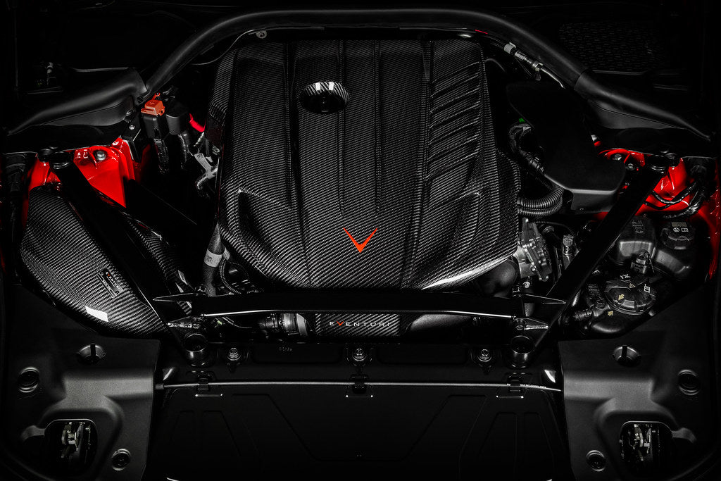 Eventuri G29 Z4 / A90 Supra (B58) Black Carbon Engine Cover-Exterior-Grocery Getter Performance