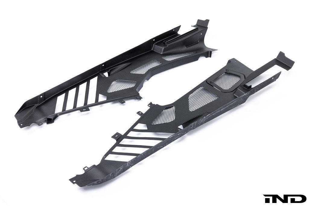 Eventuri Lamborghini Huracan Black Carbon Engine Cover Set-Performance-Grocery Getter Performance