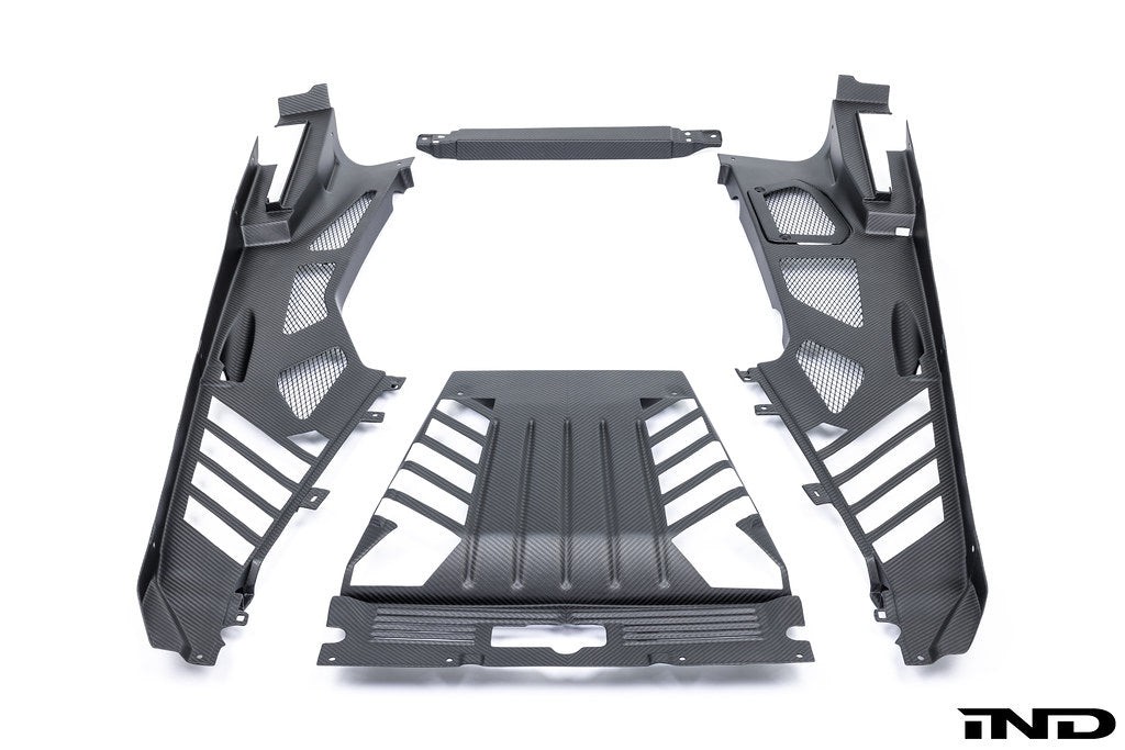 Eventuri Lamborghini Huracan Black Carbon Engine Cover Set-Performance-Grocery Getter Performance