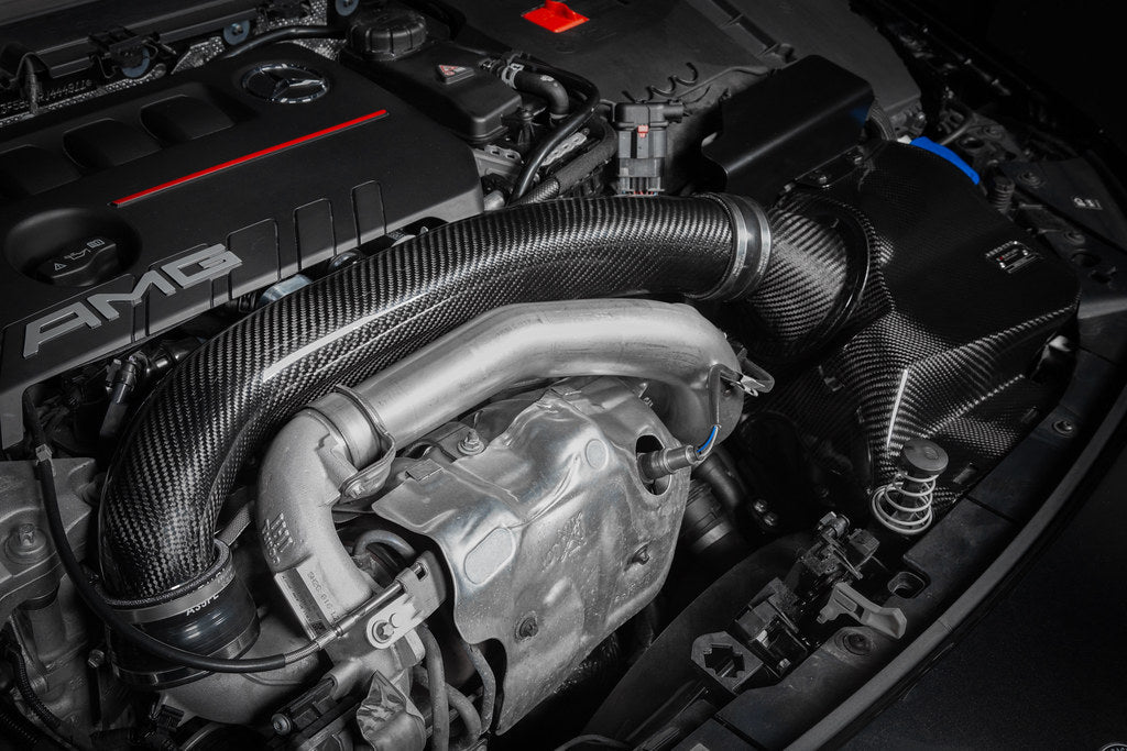 Eventuri Mercedes AMG A35 / CLA35 Hybrid Black Carbon Turbo Tube-Performance-Grocery Getter Performance