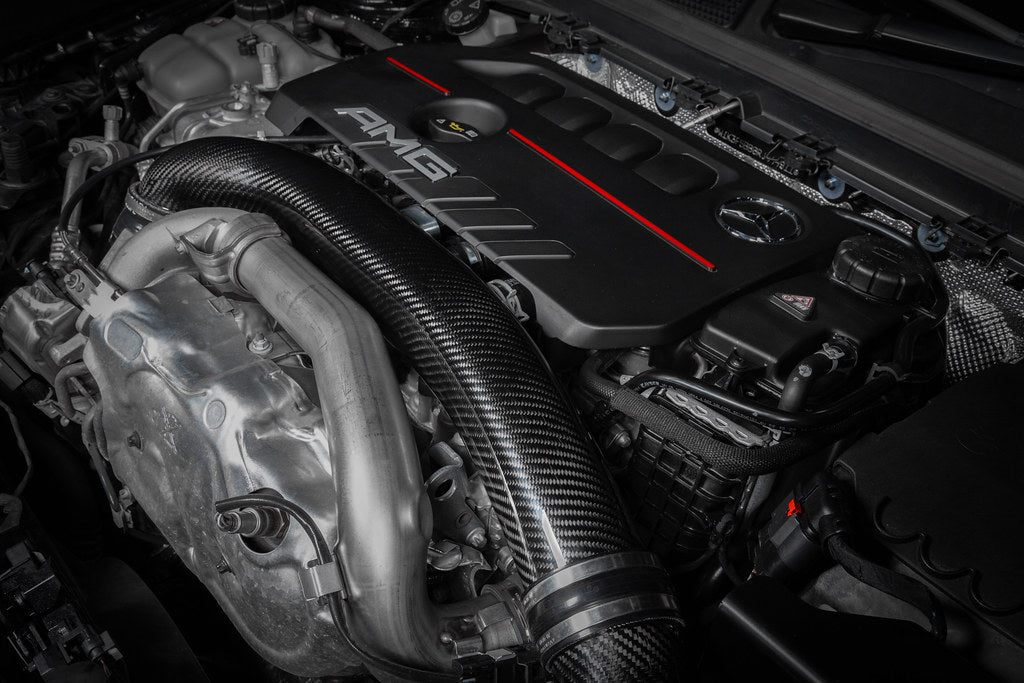 Eventuri Mercedes AMG A35 / CLA35 Hybrid Black Carbon Turbo Tube-Performance-Grocery Getter Performance