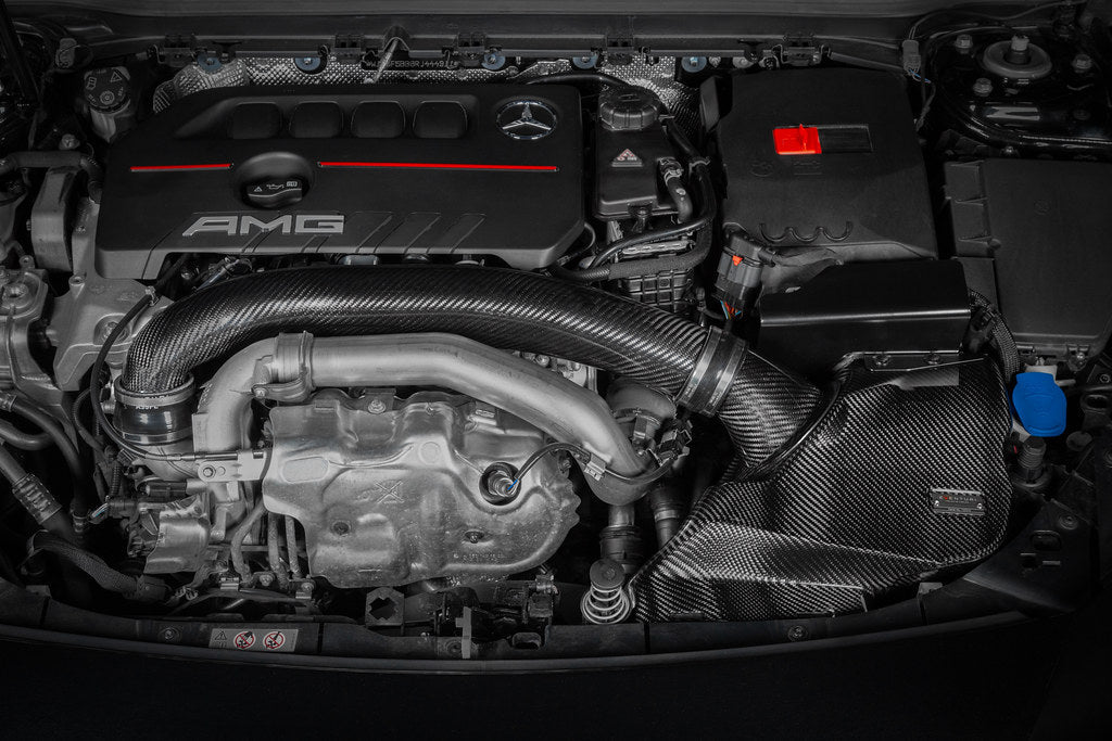 Eventuri Mercedes AMG A35 / CLA35 Hybrid Black Carbon Turbo Tube-Performance-Grocery Getter Performance