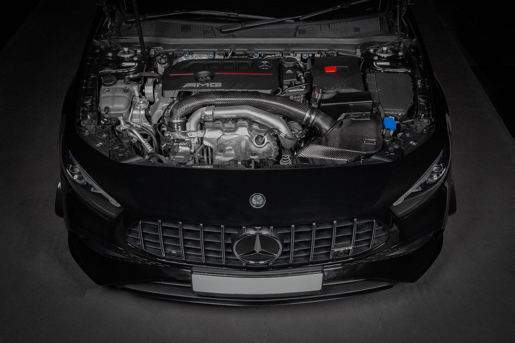 Eventuri Mercedes AMG A35 / CLA35 Hybrid Black Carbon Turbo Tube-Performance-Grocery Getter Performance