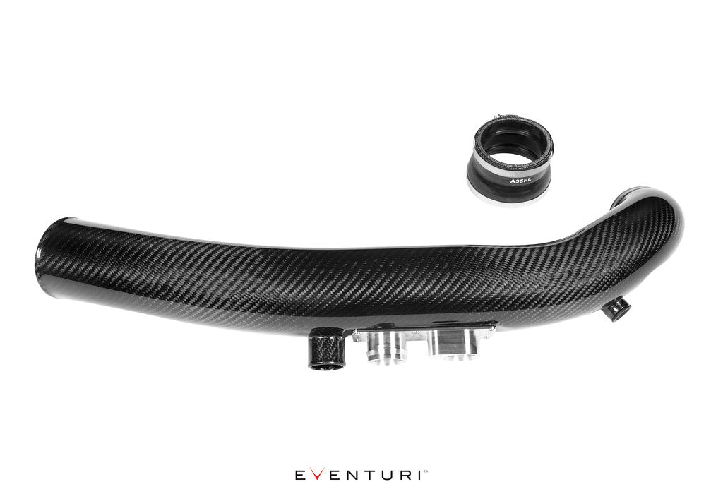 Eventuri Mercedes AMG A35 / CLA35 Hybrid Black Carbon Turbo Tube-Performance-Grocery Getter Performance