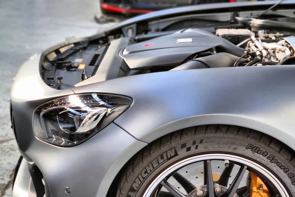 Eventuri Mercedes C190 R190 AMG GT 2DR GT / GTS / GTR Black Carbon Intake + Engine Cover - Matte-Performance-Grocery Getter Performance
