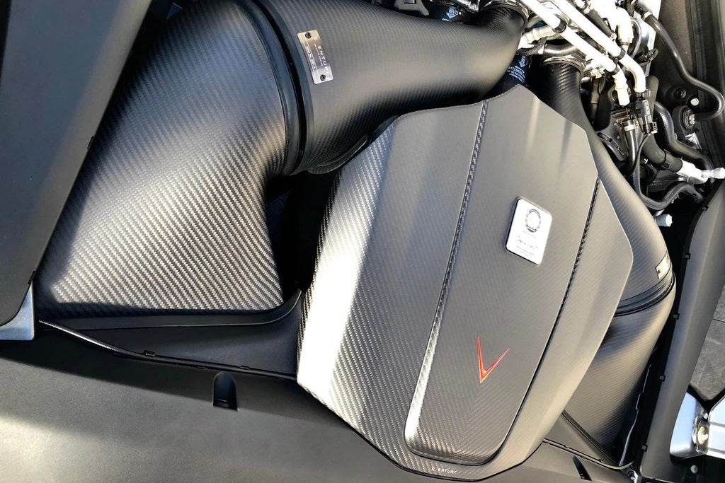 Eventuri Mercedes C190 R190 AMG GT 2DR GT / GTS / GTR Black Carbon Intake + Engine Cover - Matte-Performance-Grocery Getter Performance