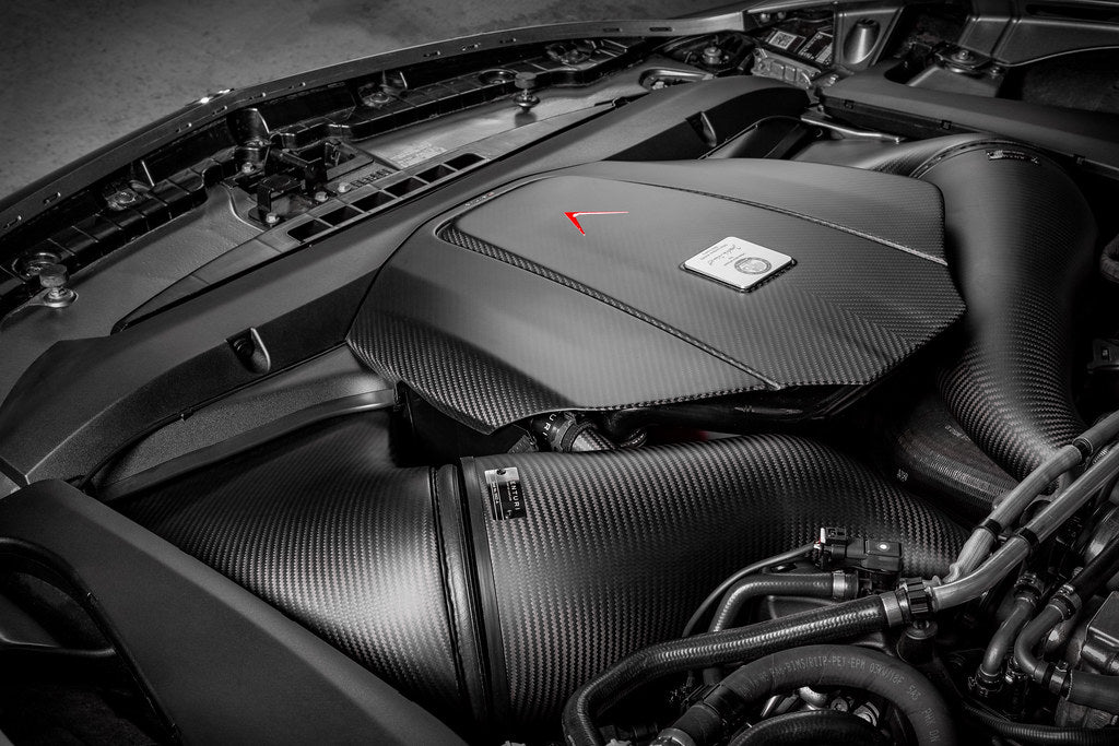 Eventuri Mercedes C190 R190 AMG GT 2DR GT / GTS / GTR Black Carbon Intake + Engine Cover - Matte-Performance-Grocery Getter Performance