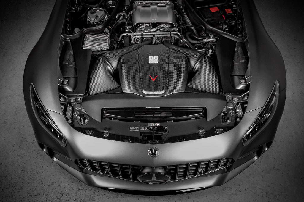 Eventuri Mercedes C190 R190 AMG GT 2DR GT / GTS / GTR Black Carbon Intake + Engine Cover - Matte-Performance-Grocery Getter Performance