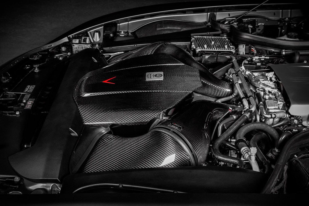 Eventuri Mercedes C190 / R190 AMG GT / GTS / GTR Black Carbon Intake + Engine Cover - Gloss-Performance-Grocery Getter Performance