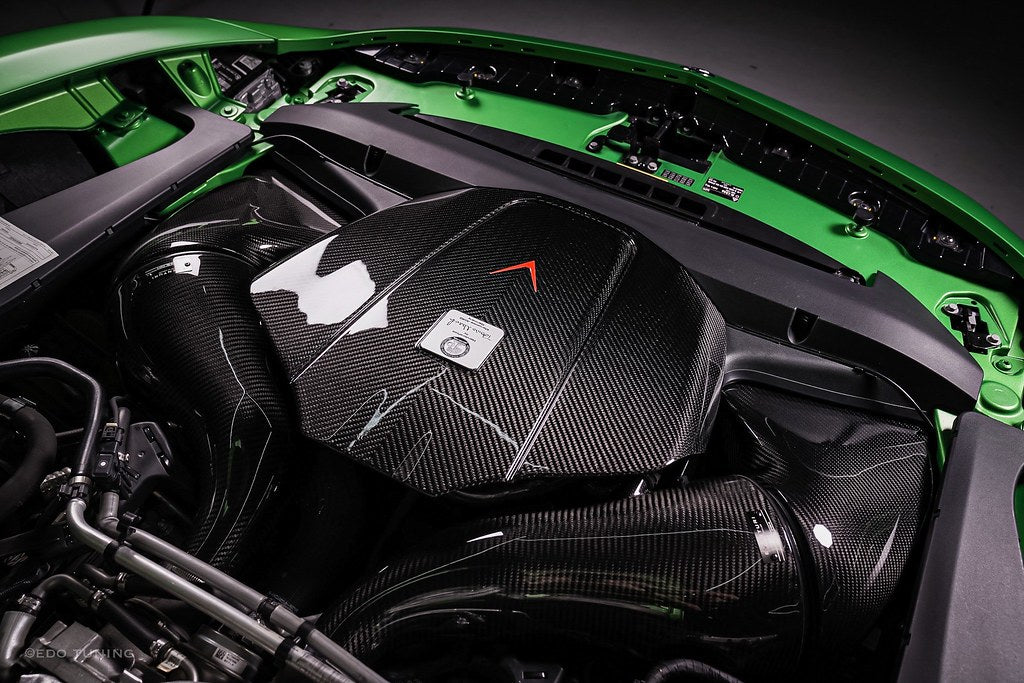 Eventuri Mercedes C190 / R190 AMG GT / GTS / GTR Black Carbon Intake + Engine Cover - Gloss-Performance-Grocery Getter Performance