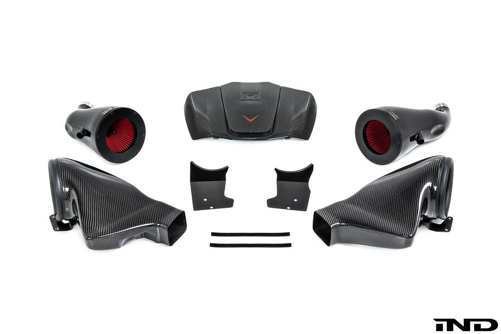 Eventuri Mercedes C190 / R190 AMG GT / GTS / GTR Black Carbon Intake + Engine Cover - Gloss-Performance-Grocery Getter Performance