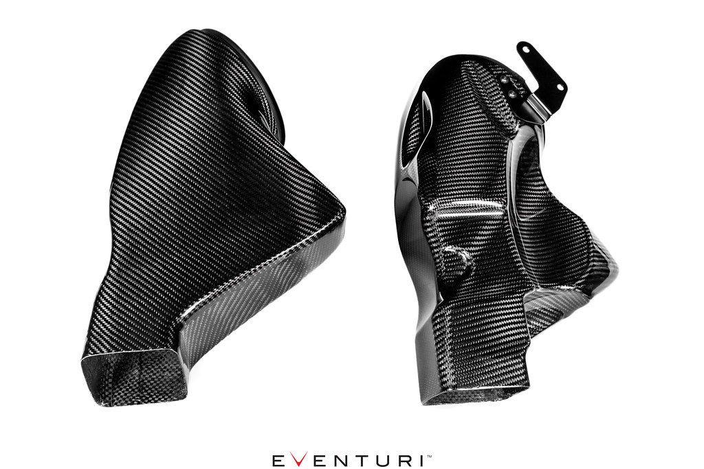 Eventuri Mercedes C190 / R190 AMG GT / GTS / GTR Black Carbon Intake + Engine Cover - Gloss-Performance-Grocery Getter Performance