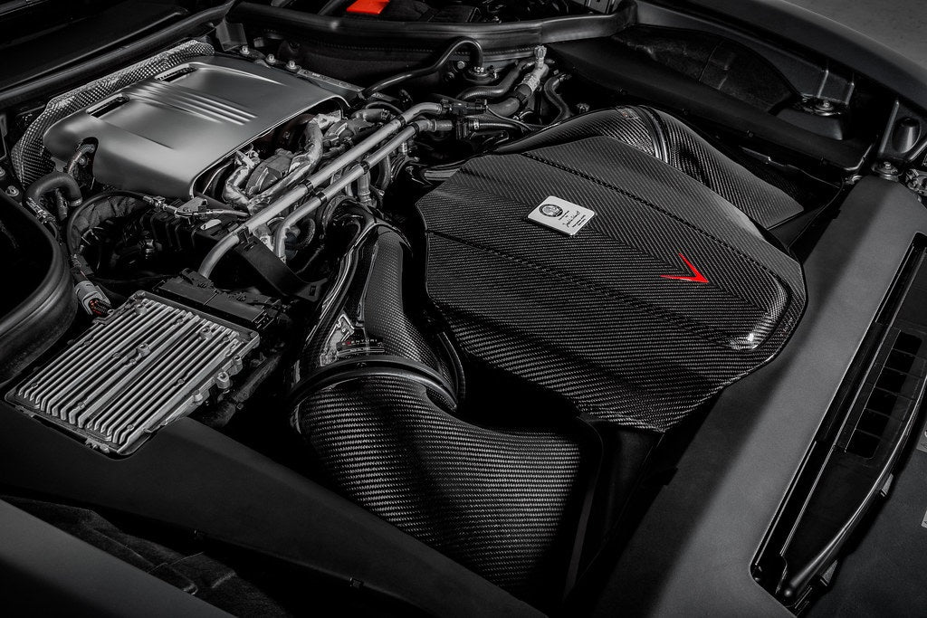 Eventuri Mercedes C190 / R190 AMG GT / GTS / GTR Black Carbon Intake + Engine Cover - Gloss-Performance-Grocery Getter Performance