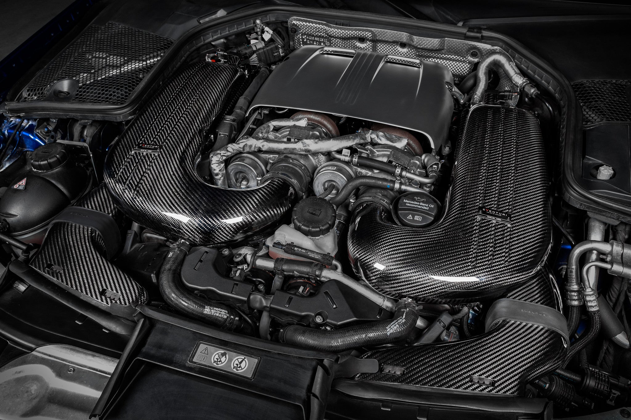 Eventuri Mercedes W205 C63 / C63S AMG Black Carbon Intake System - V2-Performance-Grocery Getter Performance