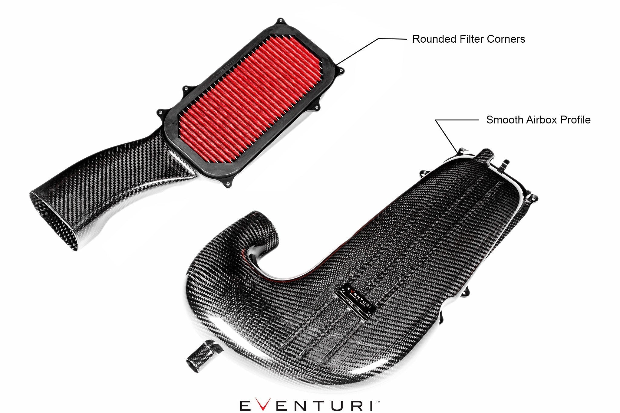 Eventuri Mercedes W205 C63 / C63S AMG Black Carbon Intake System - V2-Performance-Grocery Getter Performance