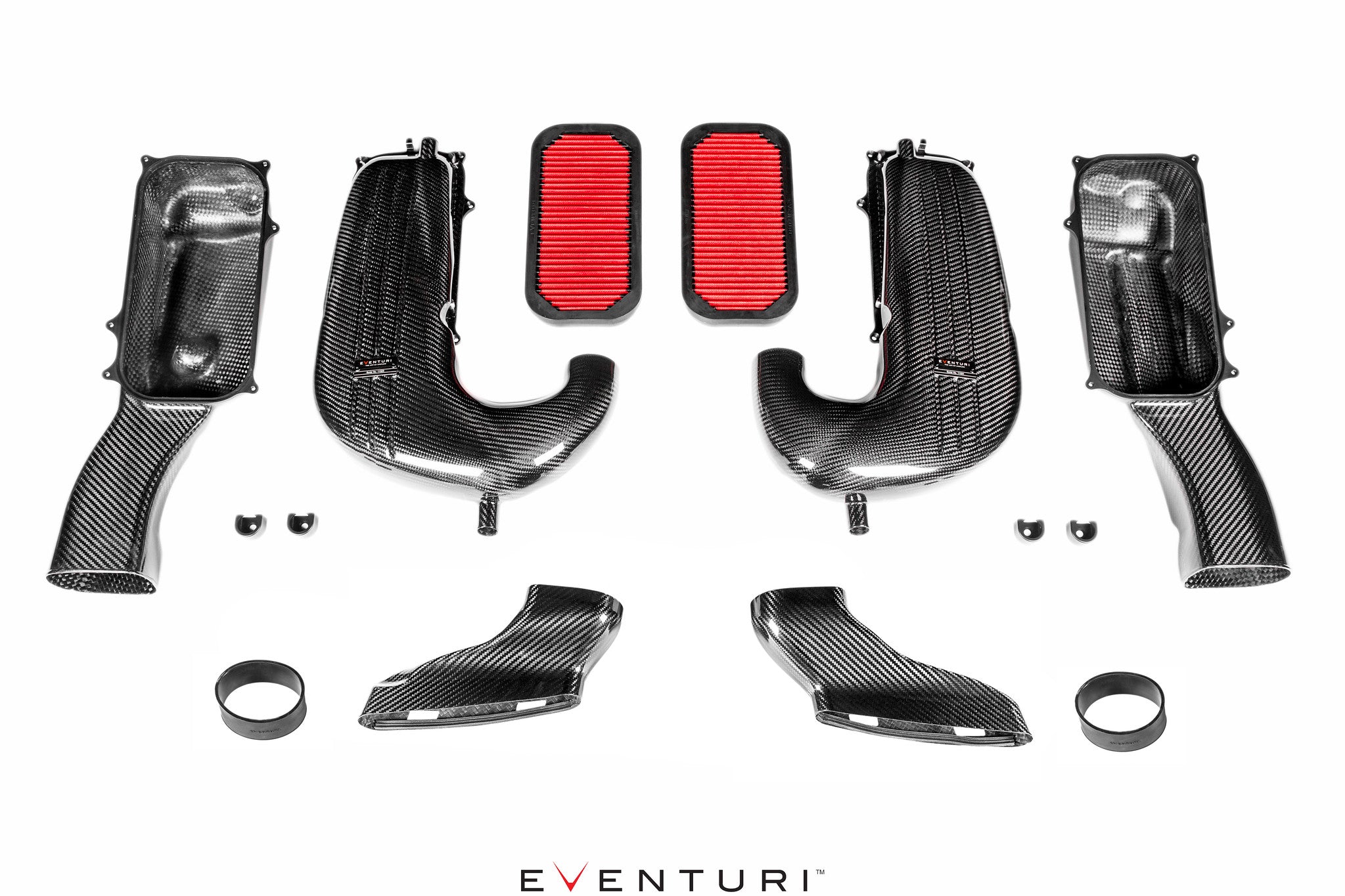 Eventuri Mercedes W205 C63 / C63S AMG Black Carbon Intake System - V2-Performance-Grocery Getter Performance