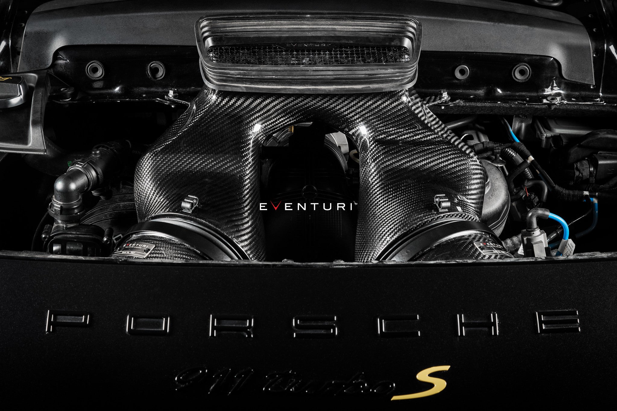 Eventuri Porsche 991 991.2 Turbo / Turbo S Black Carbon Intake System-Performance-Grocery Getter Performance