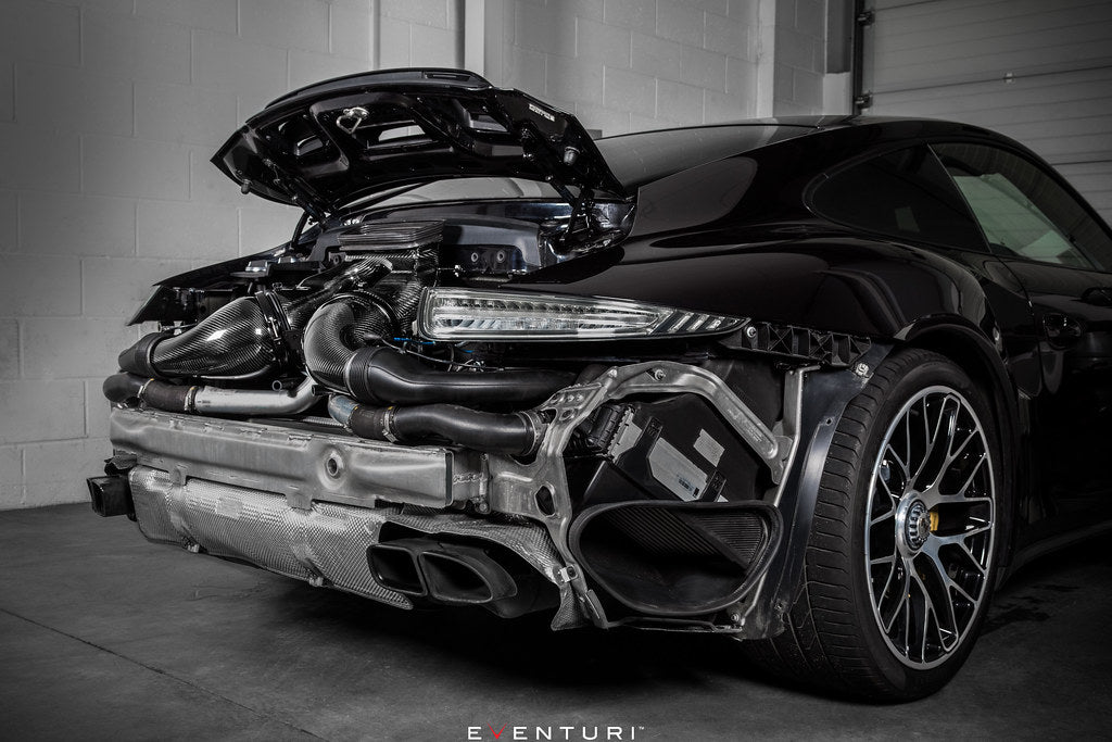 Eventuri Porsche 991 991.2 Turbo / Turbo S Black Carbon Intake System-Performance-Grocery Getter Performance