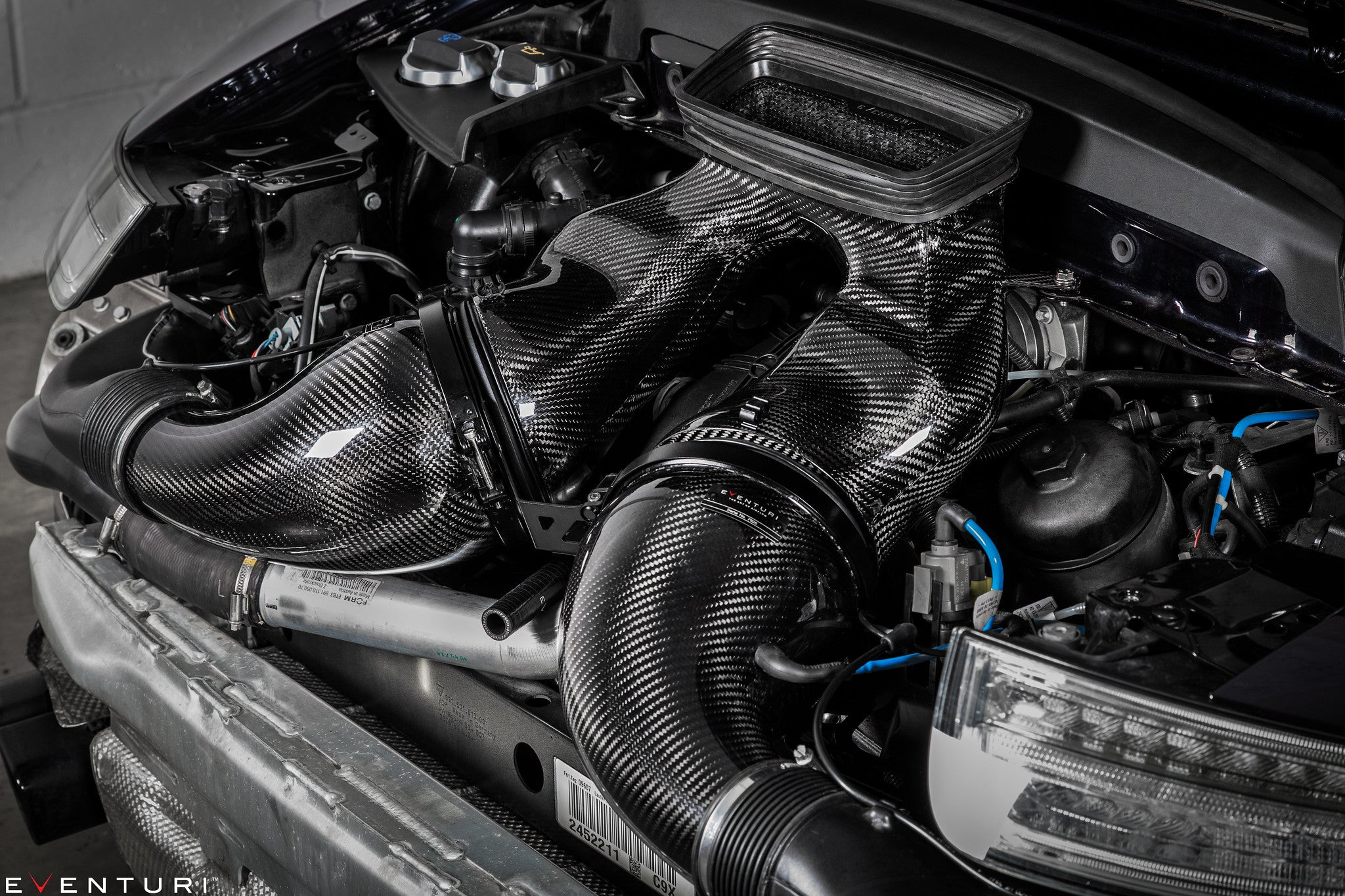 Eventuri Porsche 991 991.2 Turbo / Turbo S Black Carbon Intake System-Performance-Grocery Getter Performance