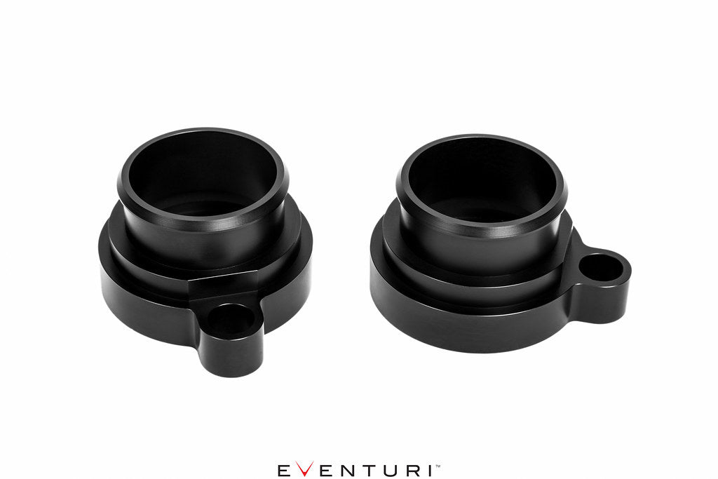 Eventuri BMW F8X M2C M3 M4 S55 Black Carbon Charge Pipe Set - Matte