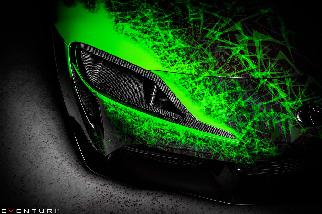 Eventuri Toyota A90 Supra Black Carbon Headlamp Race Duct-Performance-Grocery Getter Performance
