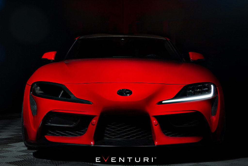 Eventuri Toyota A90 Supra Black Carbon Headlamp Race Duct-Performance-Grocery Getter Performance