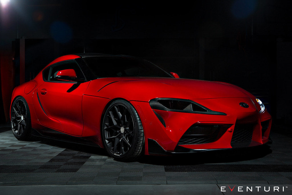 Eventuri Toyota A90 Supra Black Carbon Headlamp Race Duct-Performance-Grocery Getter Performance