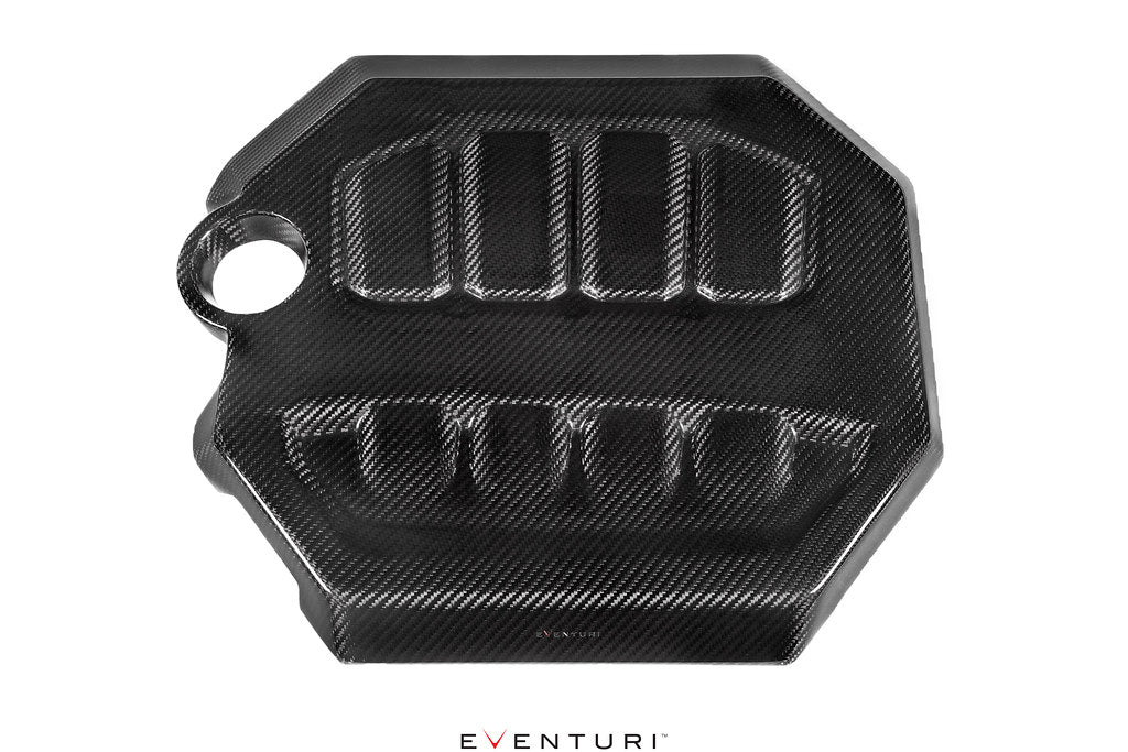 Eventuri VW Golf MK8 GTI / R Black Carbon Engine Cover-Exterior-Grocery Getter Performance