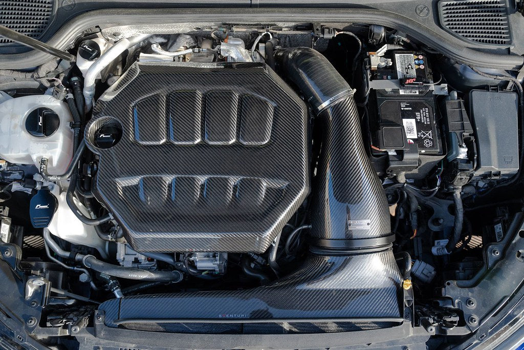 Eventuri VW Golf MK8 GTI / R Black Carbon Engine Cover-Exterior-Grocery Getter Performance