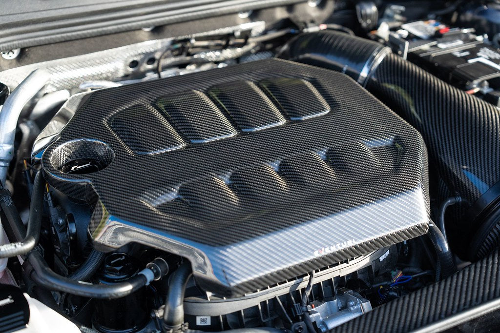 Eventuri VW Golf MK8 GTI / R Black Carbon Engine Cover-Exterior-Grocery Getter Performance