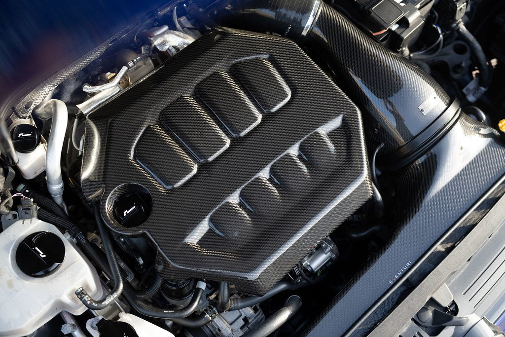 Eventuri VW Golf MK8 GTI / R Black Carbon Engine Cover-Exterior-Grocery Getter Performance