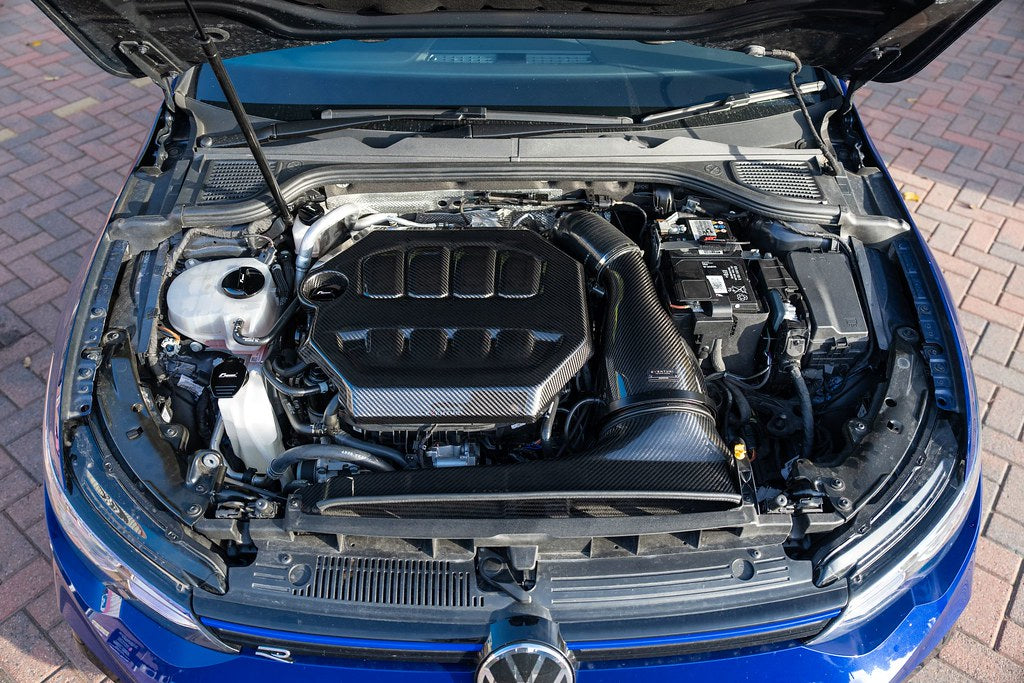 Eventuri VW Golf MK8 GTI / R Black Carbon Engine Cover-Exterior-Grocery Getter Performance
