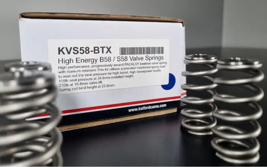 BMW B58/S58, EXTREME BEEHIVE SPRING, TI RETAINER & SEAT.