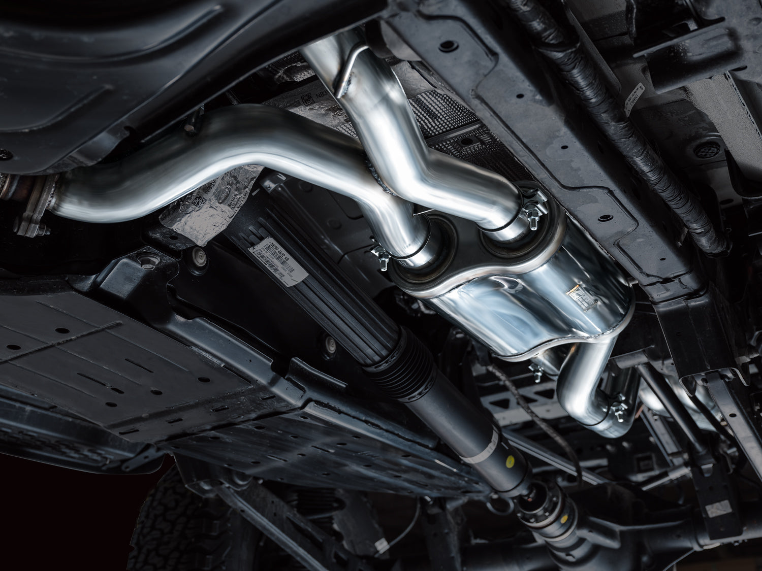 AWE SwitchPath Exhaust for Ford Bronco Raptor - Dual BashGuards