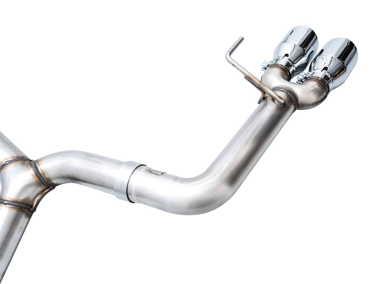 AWE Track Edition Exhaust for VB Subaru WRX - Chrome Silver Tips