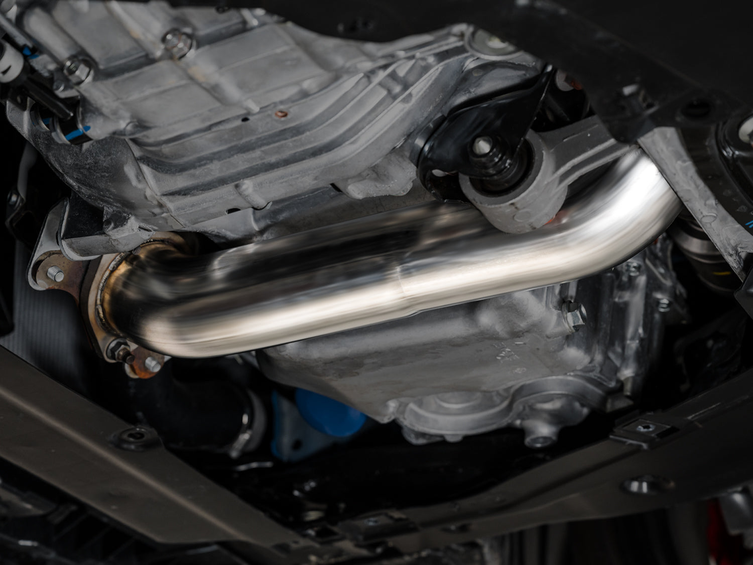 AWE Track Edition Exhaust for FL5 Civic Type R - Triple Diamond Black Tips