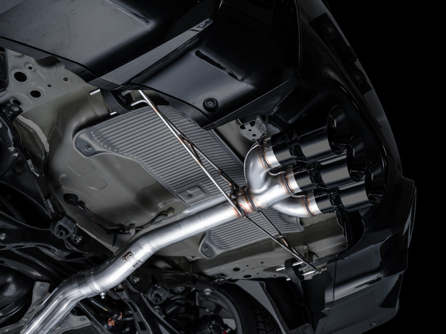 AWE Track Edition Exhaust for DE5 Integra Type-S - Triple Diamond Black Tips